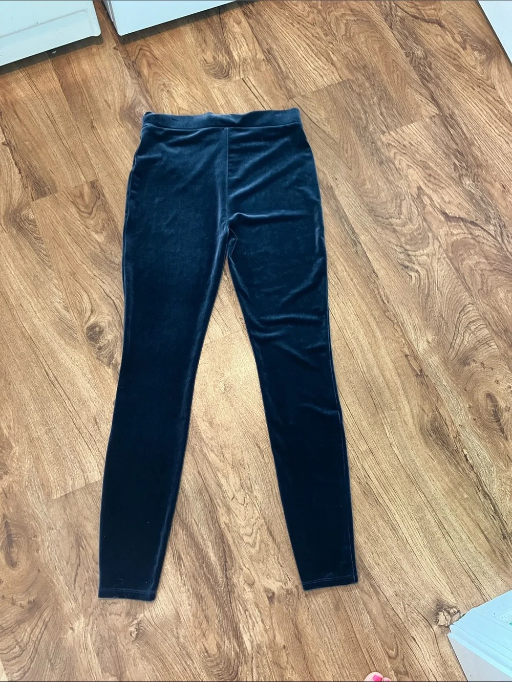 J. Crew Navy Velvet Leggings small